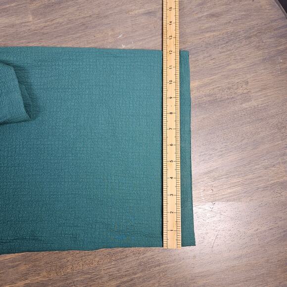 Calvin Klein Sleeveless Teal Wide Leg Jumpsuit Tie Waist Pockets Womens 14 - Picture 8 of 10